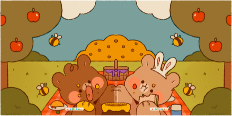 bear picnic (widdlebean)